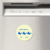 Happy Whales to You magnet (In Situ (Geschirrspüler))