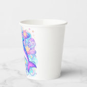 Happy Whimsical Dolphin Baby Shower Pappbecher (Links)