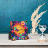 Happy Whimsical floral fröhliche Inspirivity Fotoplatte (InSitu)