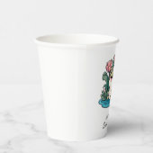 Happy Whimsical Frog Baby Shower Pappbecher (Rechts)