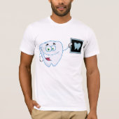 Happy White Tooth Mens T - Shirt (Vorderseite)