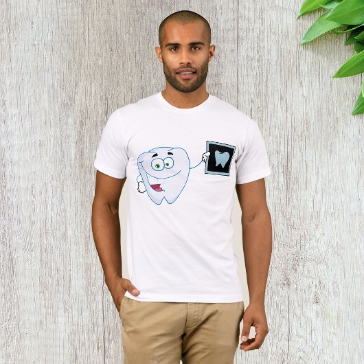 Happy White Tooth Mens T - Shirt