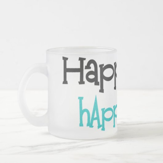 Happy Wife, happy Life-Tasse Mattglastasse (Links)