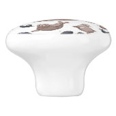 Happy Wild Siegels Pattern Keramikknauf (Seitenansicht)