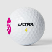 Happy Wilson Ultra 500 Distance Golf Ball (Logo)