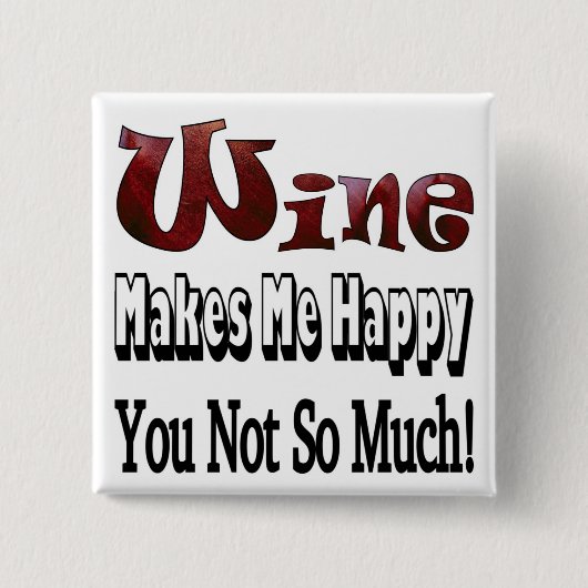 Happy Wine Button (Vorderseite)