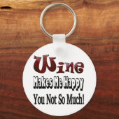 Happy Wine Schlüsselanhänger (Vorderseite)