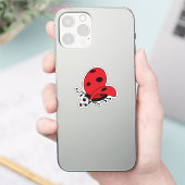 Happy Wings Ladybug Aufkleber (Telefon)