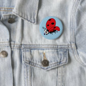 Happy Wings Ladybug Button (Beispiel)