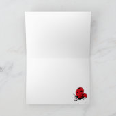 Happy Wings Ladybug Karte (Innenseite)
