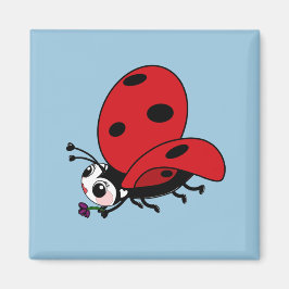 Happy Wings Ladybug Magnet
