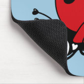 Happy Wings Ladybug Mousepad (Ecke)