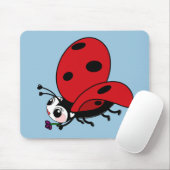 Happy Wings Ladybug Mousepad (Mit Mouse)