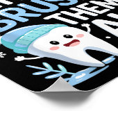 Happy Winter Bruhem All Teeth Dental Dentist Chris Poster (Ecke)