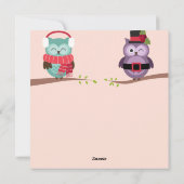 Happy Winter Feiertagskarte (Rückseite)