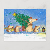 Happy Winter Holidays postcard by N. Janes Postkarte (Vorderseite)