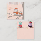 Happy Winter Mitteilungskarte (Vorne/Hinten)