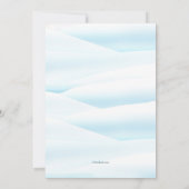 Happy Winter New Zuhause Ankündigung (Rückseite)