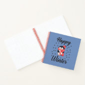 Happy Winter, Niedlicher Pinguin Notizblock (Innenseite)