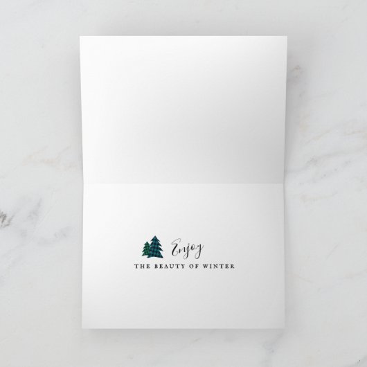 Happy Winter Solstice Alternate Holiday Karte (Innenseite)