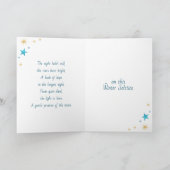 Happy Winter Solstice | Fox in Snow Karte (Innenseite)