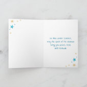 Happy Winter Solstice | Fox in Snow Karte (Innenseite)