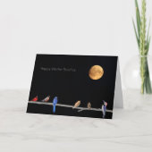 Happy Winter Solstice Karte (Vorderseite)