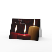 Happy Winter Solstice Kerzen