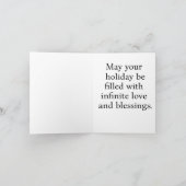 Happy Winter Solstice Szene Feiertagskarte (Innenseite)