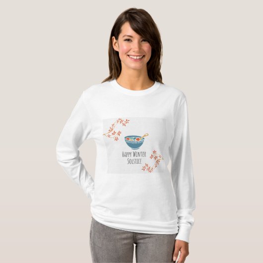 Happy Winter Solstice T-Shirt (Vorne ganz)
