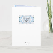 Happy Winter Solstice Weihnachten Snow Karte (Rückseite)