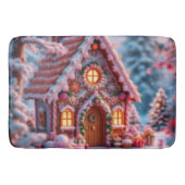 Happy winter with Christmas  Badematte (Vorderseite)