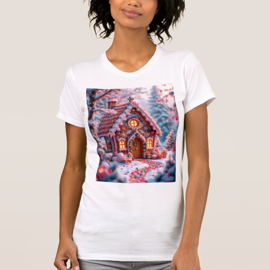 Happy winter with Christmas  T-Shirt (Vorderseite)