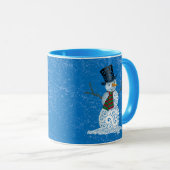 Happy Wirbel Snowman Tasse (VorderseiteRechts)