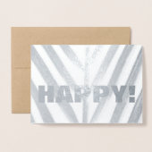 Happy Wises Folienkarte (Vorderseite mit Umschlag)