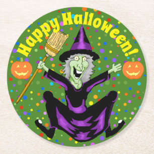 Happy Witch Halloween Untersetzer