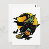 Happy Witch Postkarte (Vorne/Hinten)