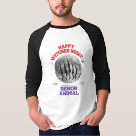happy witches night demon animal T-Shirt