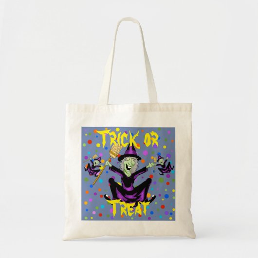 Happy Witwe Halloween Tote Bag Tragetasche (Vorne)