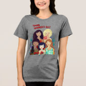 Happy Women' Day Illustration Diverse Frauen Tri-Blend Shirt (Vorderseite)