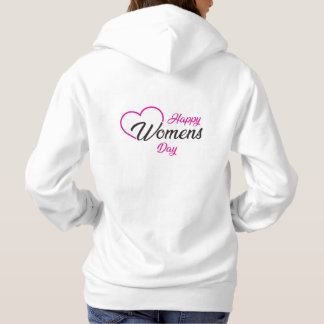 happy women's day 2026 hoodies celebration