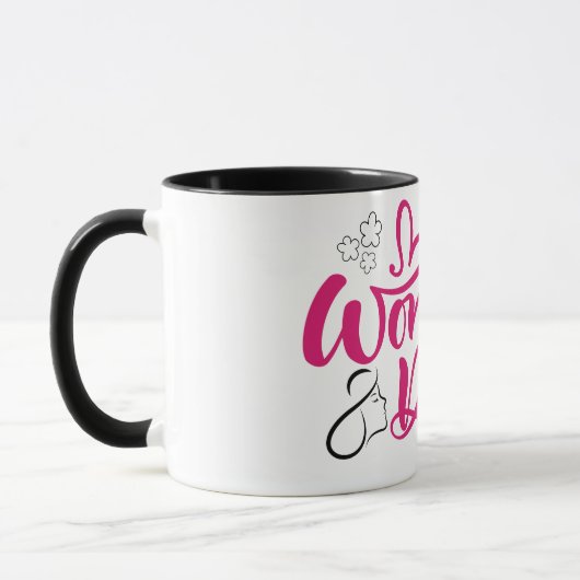 Happy Women's Day 8 März | Internationale Frauen Tasse (Links)