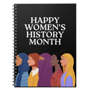 Happy Women's History Month Notizblock