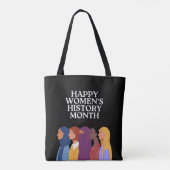 Happy Women's History Month Tasche (Rückseite)