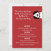 "Happy Woof Year" Silvester-Party Einladung (Rückseite)