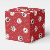 Happy Woof Year's Dalmatiner Weihnachten Geschenkschachtel (Vorderseite)