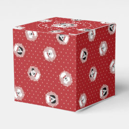 Happy Woof Year's Dalmatiner Weihnachten Geschenkschachtel