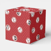 Happy Woof Year's Dalmatiner Weihnachten Geschenkschachtel (Rückseite)