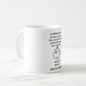 Happy Work Anniversary, Coworker, Boss Gift Tasse (Vorderseite Links)