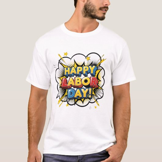 Happy Work Day Design T-Shirt (Vorderseite)